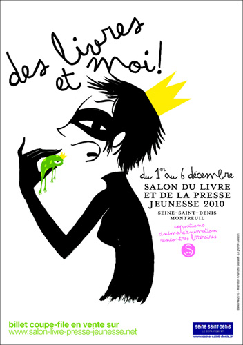 Affiche du Salon du livre et de la presse jeunesse de Montreuil 2010