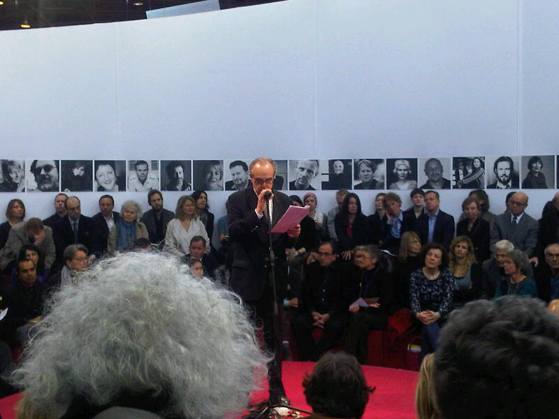 Frédéric Mitterrand au Salon du Livre de Paris 2011