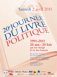Affiche de la journée du livre politique 2011