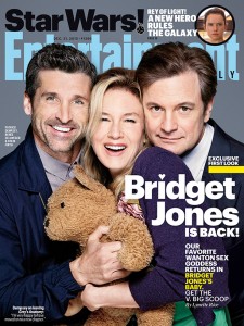 Le casting de Bridget Jones en couverture de Entertainement Weekly