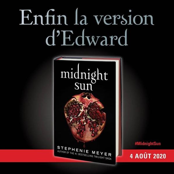 Midnight Sun, le nouveau tome de Twilight, sortira le 4 août
