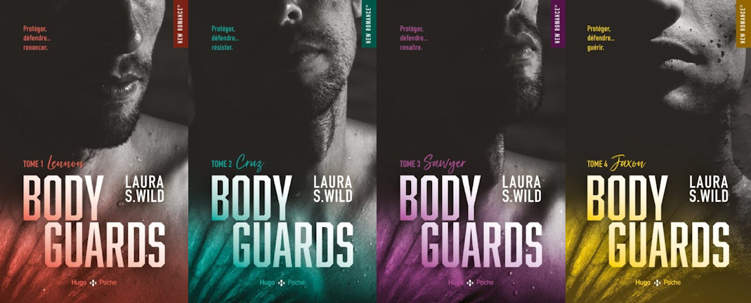 Les quatre premiers tomes de Bodyguards au Format Poche